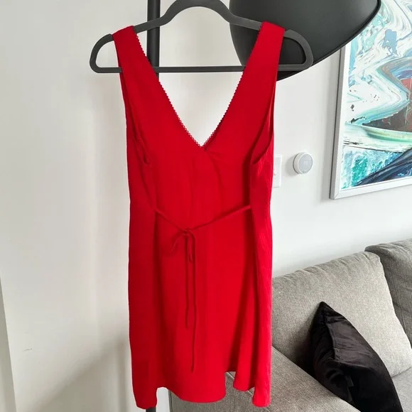 Rhythm Red Belle Mini Dress (size small) - Picture 6 of 7